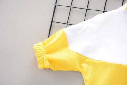 Fashion Children Clothing Spring Autumn Baby Girl Clothes Boys Solid Jacket Pants 2Pcs/Set Toddler Cotton Costume Kids Tracksuit