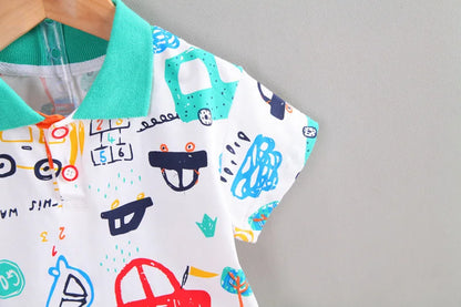 New Summer Baby Girls Clothes Suit Fashion Children Boys Cotton T-Shirt Shorts 2Pcs/Sets Toddler Casual Clothing Kids Tracksuits