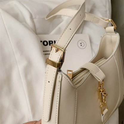 Top Quality Luxury Brand Purses and Handbags Designer Leather Shoulder Crossbody Bags for Women Dual Straps Underarm Sac A Main