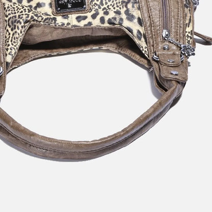 Vintage Bag Women Handbags Brown Leopard Shoulder Bag Top-handle Handbag Fashion Satchel Dumpling Shoulder Bag Tote Hobos