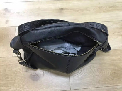 Women's 100% Genuine Cowhide Hobo Bag Large Capacity Soft Leather Shoulder Crossbody Vintage Handbag