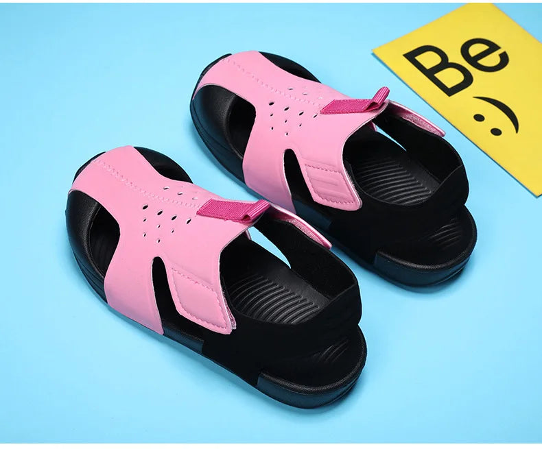 Children Functional Sandals Kids Fashion Airplane Shoes Summer New Baby Beach Shoes  Boys and Girls Cool Barefoot Sandals