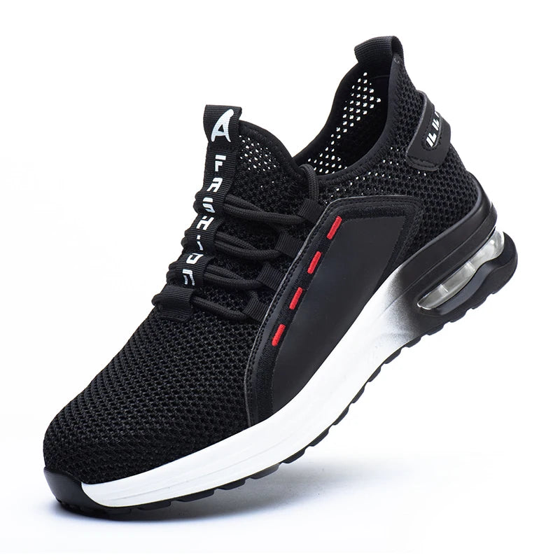 Industrial Safety Shoes With Steel Toe Cap Indestructible Cushion Work Shoes For Men Protective Security Boots Women Footwear