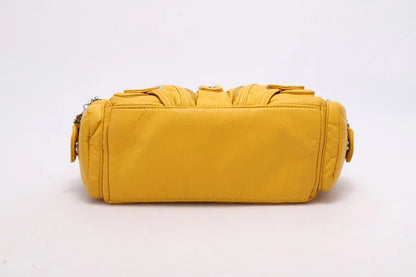 Vintage Women Handbags Soft Bag Small Top-handle Purse Fashion Satchel Multi-Pockets Shoulder Bag Hobos Phone Pack Tote Bag