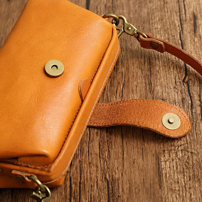 Women’s Genuine Leather Shoulder Bag 2024 Trendy Brand Small Buckle Messenger Bag Fashion Ladies Crossbody Bags Female Bolsas