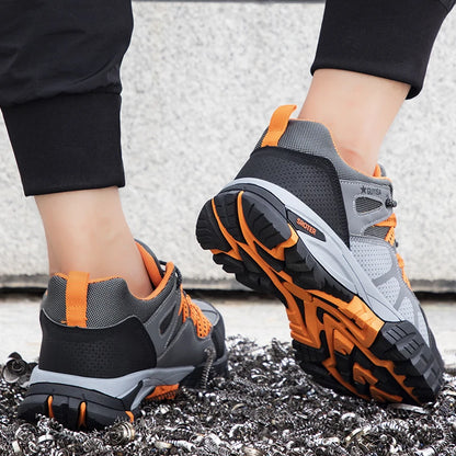 Men Steel Toe Safety Shoes Indestructible Construction Working Shoes Protection Male Footwear Breathable Hiking Industry Boots