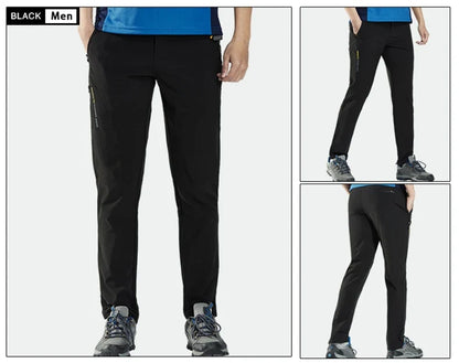 Hiking Pants Men Quick Dry Trekking Camping Climbing Running Outdoor Rain Pants Stretch Breathable Elasticity Trousers Men