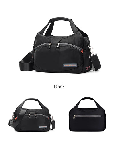 Women's Nylon Bag 2025 New Fashion Large Capacity Shoulder Bags Oxford Handbag Ladies Casual Travel Canvas Tote 2587-10