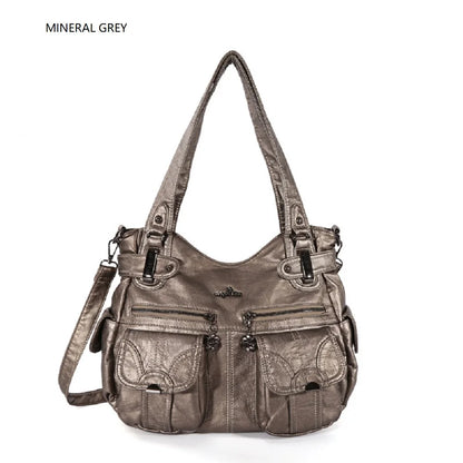 Women Handbags Top-handle Handbag Multifunctional Bag PU Shoulder Bag 13”x17” Casual Bags Shopper Bags Large