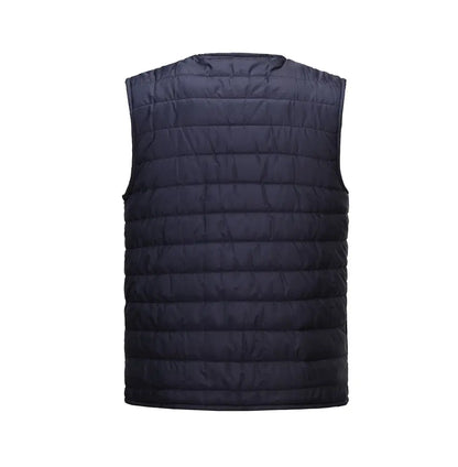 11 Area Heating Vest Men/Women Casual V-neck USB Heated Vest Smart Control Temperature Heating Jacket Cotton Coat Winter Hunting