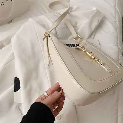 Top Quality Luxury Brand Purses and Handbags Designer Leather Shoulder Crossbody Bags for Women Dual Straps Underarm Sac A Main