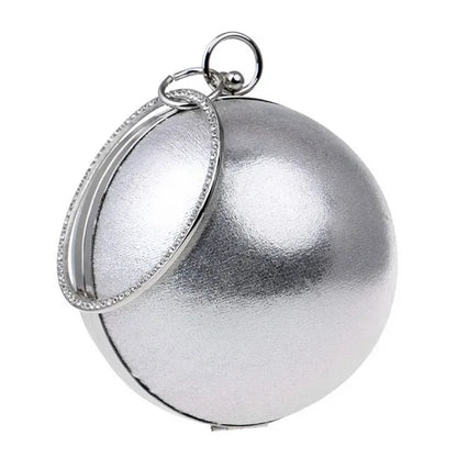 Women Evening Bags Rhinestones Small Day Clutch Shoulder Chain Ball Design Party Wedding Handbags For Female Purse