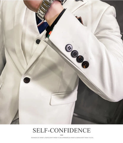 25 Colors 1 Pcs Blazer No Pants S-7XL New Wedding Dress Formal Business Slim Mens Suit Jacket Plaid Striped Solid Color