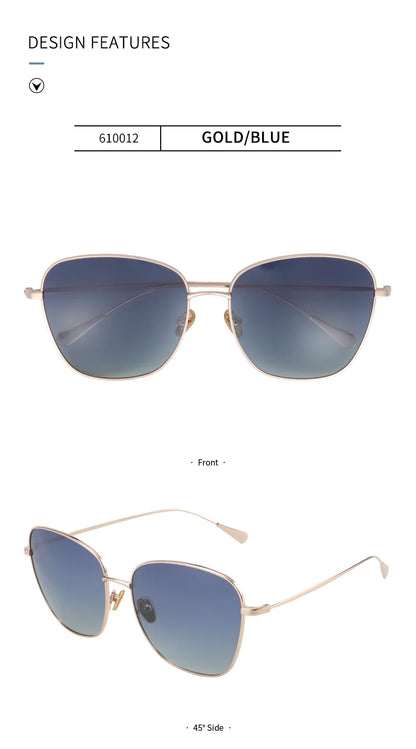 Alloy Pilot Sunglasses Women Driving Retro Sun Glasses Lady UV400 Shade Oculos De Sol