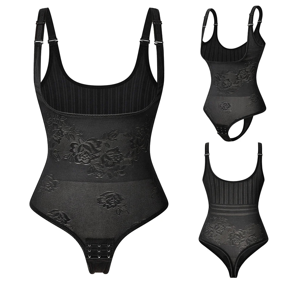 Women Shapewear Bodysuit New Tummy Control Shapewear Waist Trainer Thong Body Shaper Fajas Colombianas Slimming Underwear
