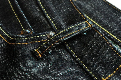 308XX-BO-Wind Jeans for Men Furinkazan Selvedge raw denim Jeans Mens Jeans 66 MODE Fit 16.8 OZ Silver-plated Buttons
