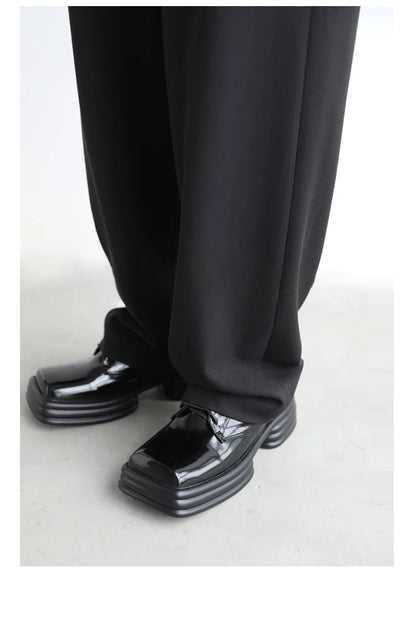 Simple Casual Women Twill Suit Pants Wide Leg Pants Straight Floor Pants Office Ladies Female Trousers