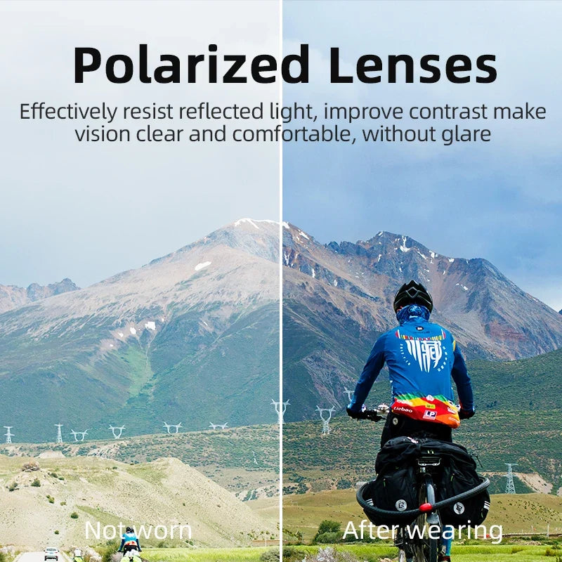 Polarized Glasses UV400 Sunglasses Sport Protection Glasses Bicycle Eyewear Outdoor Hiking Camping Golf Cycling Goggles