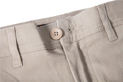 Casual Cotton Men Trousers Solid Color Slim Fit Men's Pants New Spring Autumn High Quality Classic Business Pants Men