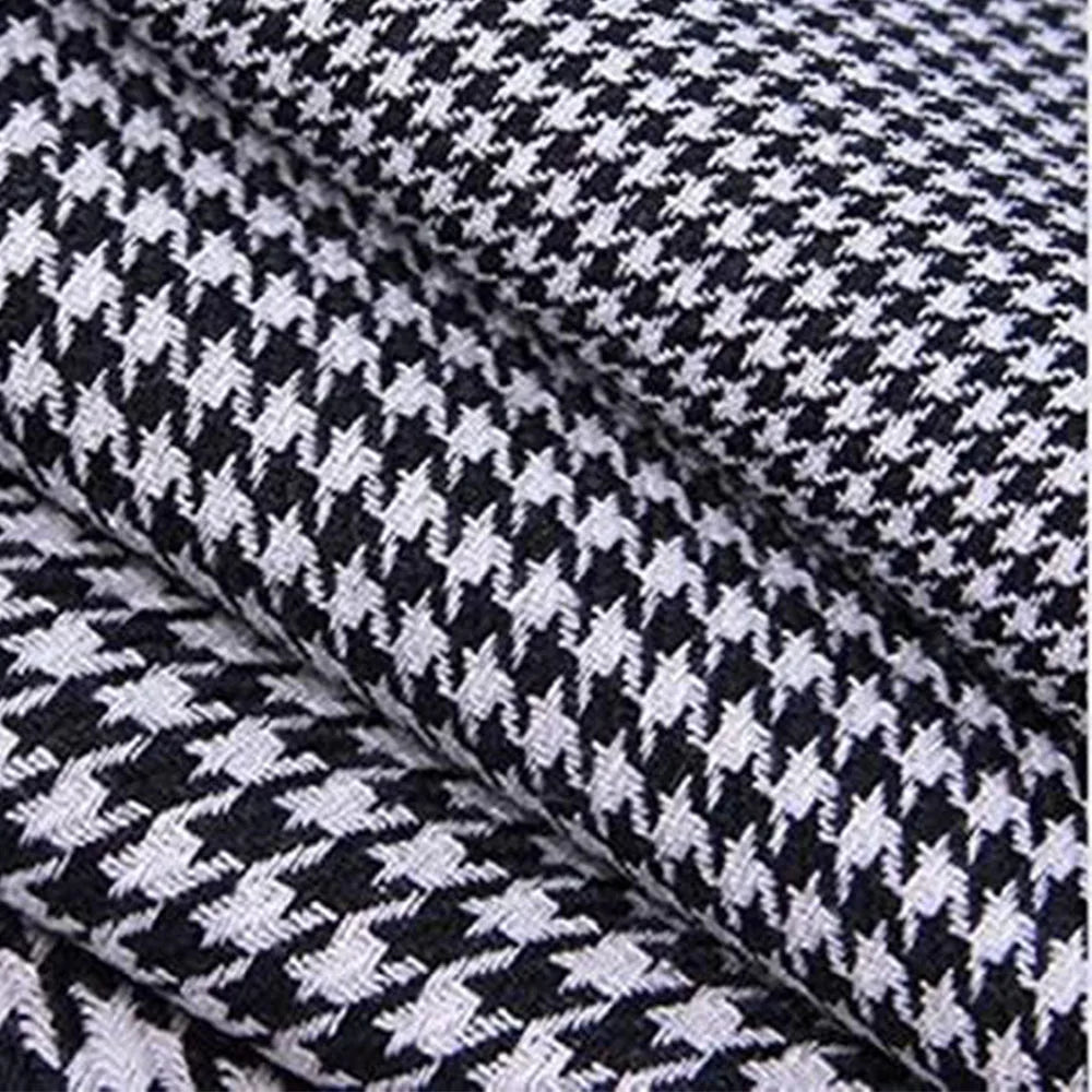Houndstooth Suit Pants Men  Formal Men's Clothing Suits & Blazer Suit Trousers Plaid Tweed Man Formal Spring Dress Pants Wool