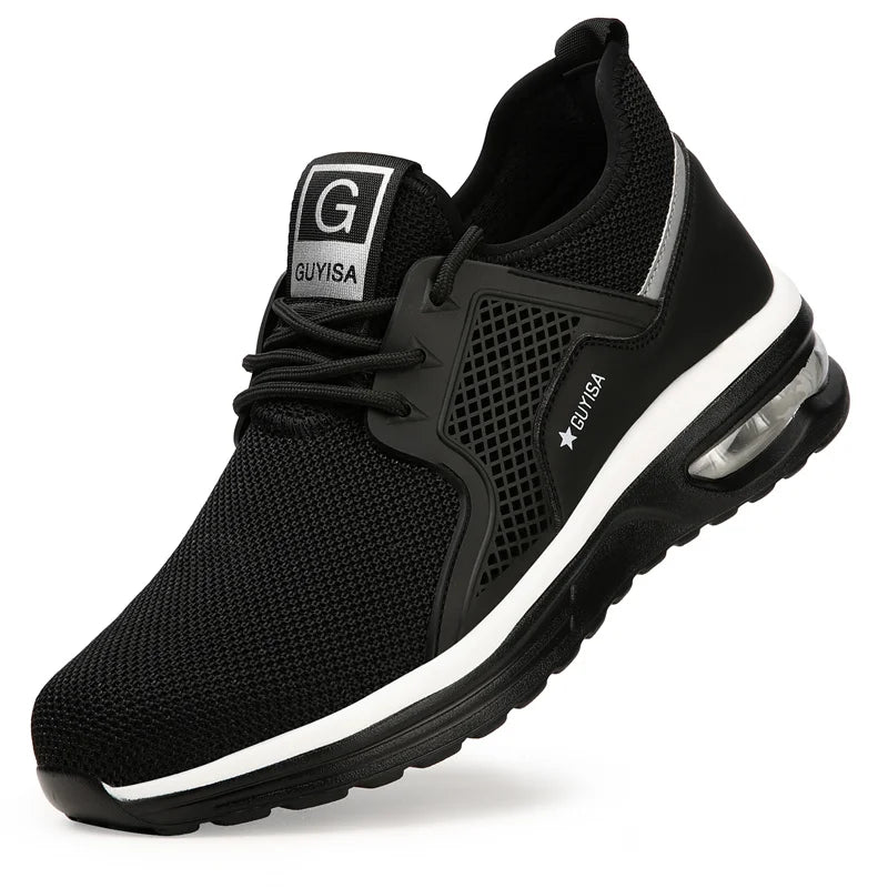 Industrial Safety Shoes With Steel Toe Cap Indestructible Cushion Work Shoes For Men Protective Security Boots Women Footwear