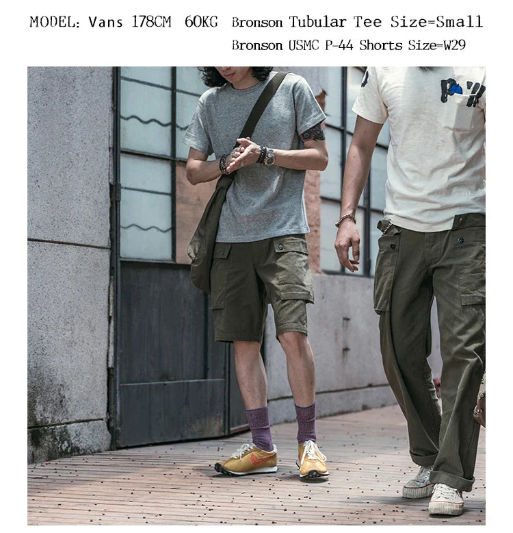 T-Shirts Heavyweight Short Sleeve Crew Neck Summer Men's Basic Tee