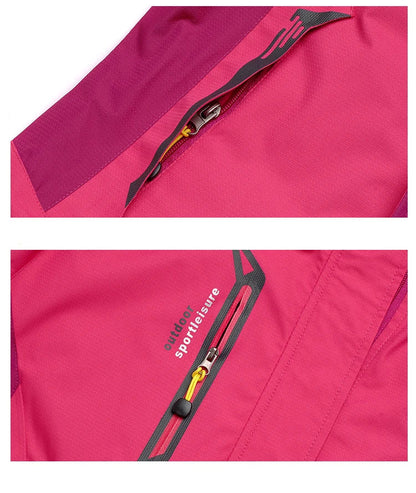 Women's Waterproof Hiking Jacket Windproof Windbreaker Camping Hunting Climbing Trekking Fishing Coat Outdoor Clothing