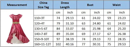 Kids Princess Dress Variety Set for Girl Cosplay Halloween Birthday Party Costume Gown 2-8Y Vestido Girls Birthday Gifts