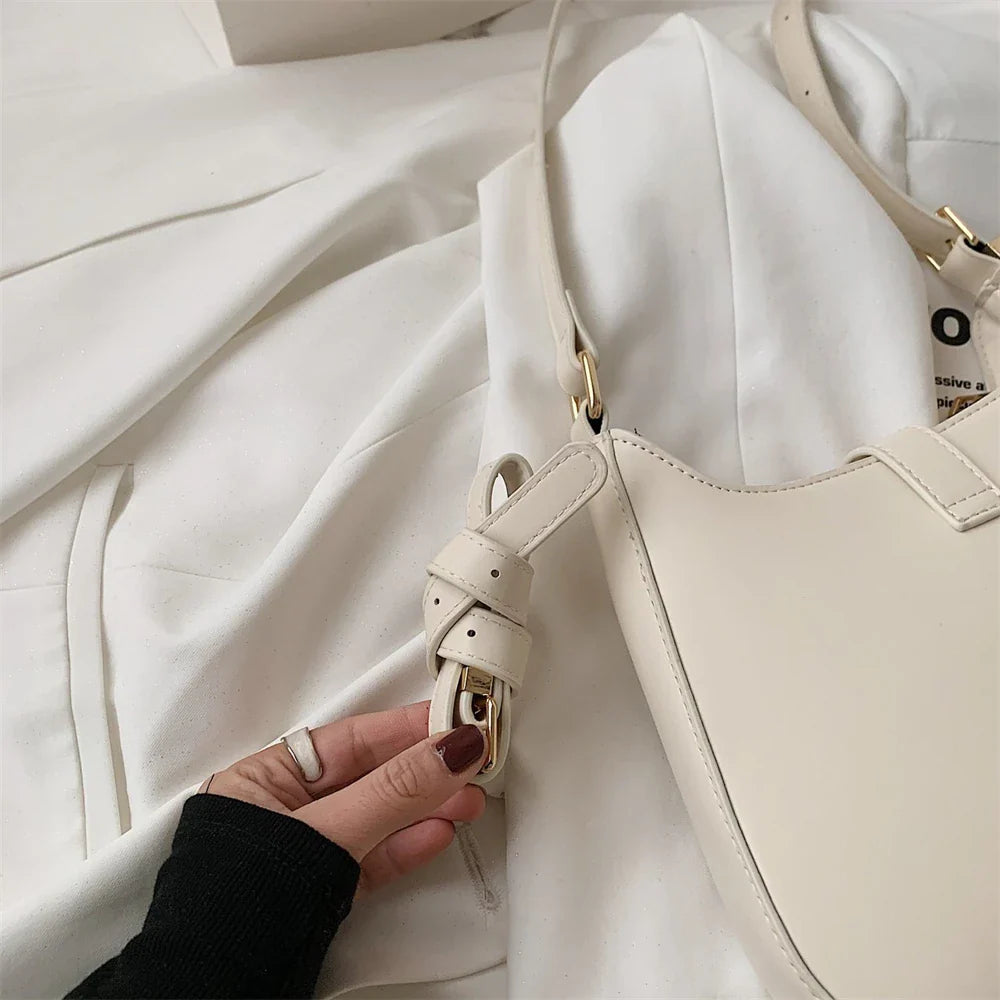 Top Quality Luxury Brand Purses and Handbags Designer Leather Shoulder Crossbody Bags for Women Dual Straps Underarm Sac A Main