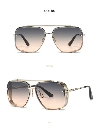 New Punk Sunglasses For Men Fashion Square Vintage Steampunk Glasses Luxury Oculos De Sol Masculino Luxe Lunette De Soleil Homme