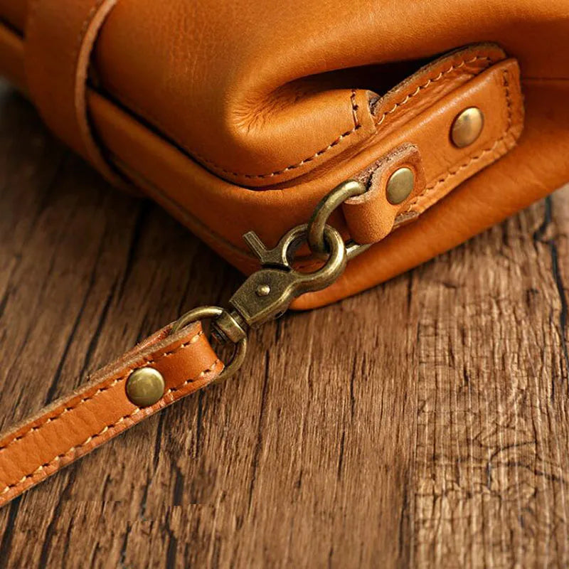 Women’s Genuine Leather Shoulder Bag 2024 Trendy Brand Small Buckle Messenger Bag Fashion Ladies Crossbody Bags Female Bolsas