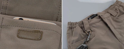 Men's Military Cargo Elastic Camping Hiking Trekking Climbing Outdoor Sports Trousers Spring Autumn Tactical Quick Dry Pants