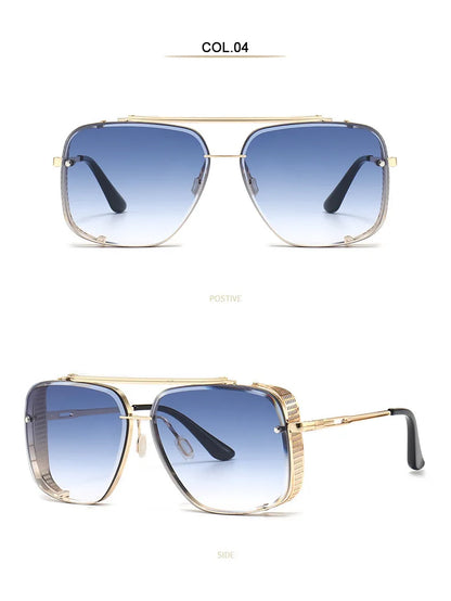 New Punk Sunglasses For Men Fashion Square Vintage Steampunk Glasses Luxury Oculos De Sol Masculino Luxe Lunette De Soleil Homme