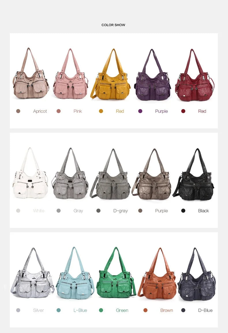 Women Handbags Top-handle Handbag Multifunctional Bag PU Shoulder Bag 13”x17” Casual Bags Shopper Bags Large