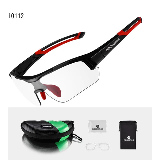 Photochromic Cycling Sunglasses Bike Glasses Eyewear UV400 MTB Road Bicycle Goggles Women Men Outdoor Sports Fishing