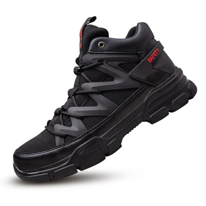 Indestructible Safety Work Shoes With Steel Toe Cap Breathable Outdoor Sports Boots Sneakers Security Construction Boots