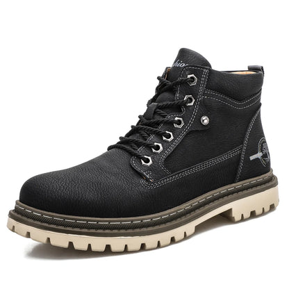 Brand Men Super Warm Snow Boots Winter Men's Ankle Boots Waterproof Short Boots Outdoor Sneakers Autumn Men's Motorcycle Boots