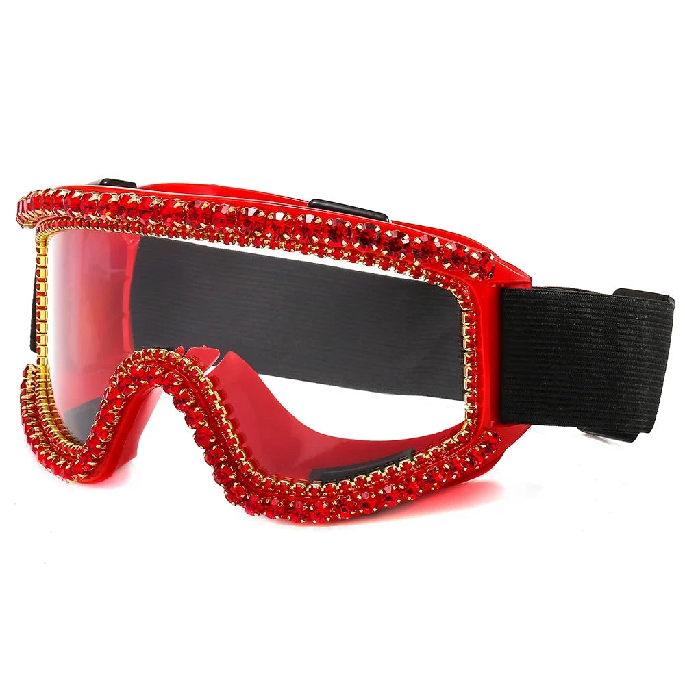 2020 Eyeprotection Outdoor Glasses Mountain Bike Goggles Bicycle Sunglasses Men Eyewear Sports Sunglasses Rhinestone