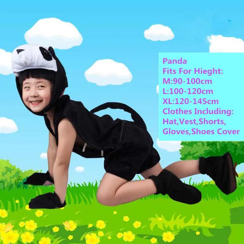 Cute Multiple Animal Costume Children Kids Boys Girls Summer Short Cosplay Costumes  Carnival Party Dress Halloween