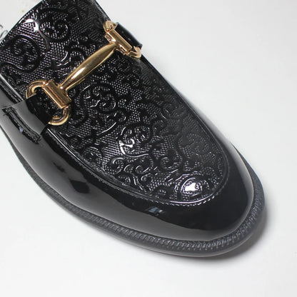 Fashion Boys Shoes Kids Formal Shoe For Party Wedding Black Patent Leather Slip On Round Toes Performance Children Oxfords 25-38