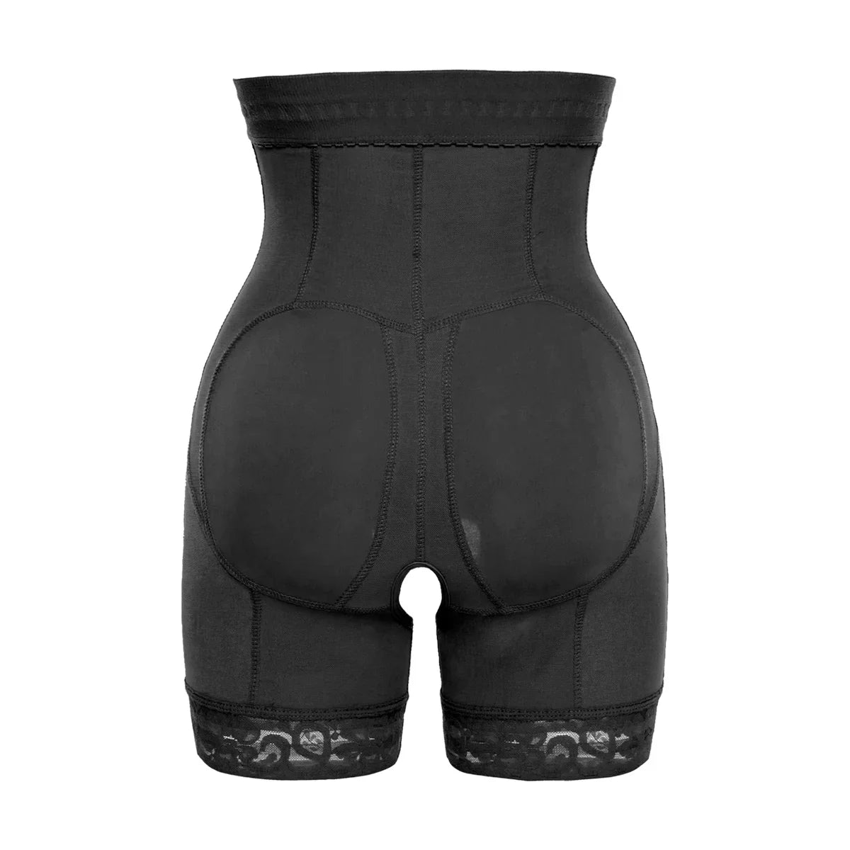 Women Body Sculpt Shaper High Waist Tummy Control Panties Butt Lifter Flat Tummy Pants Open Crotch Hips Enlargement Underwear