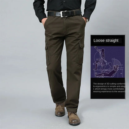 Big Size 29- 44 46 48 Cargo Pants Men Straight Loose Work Tactical Mens Pants Mens Pants Militar Safari Men Trousers swat pants