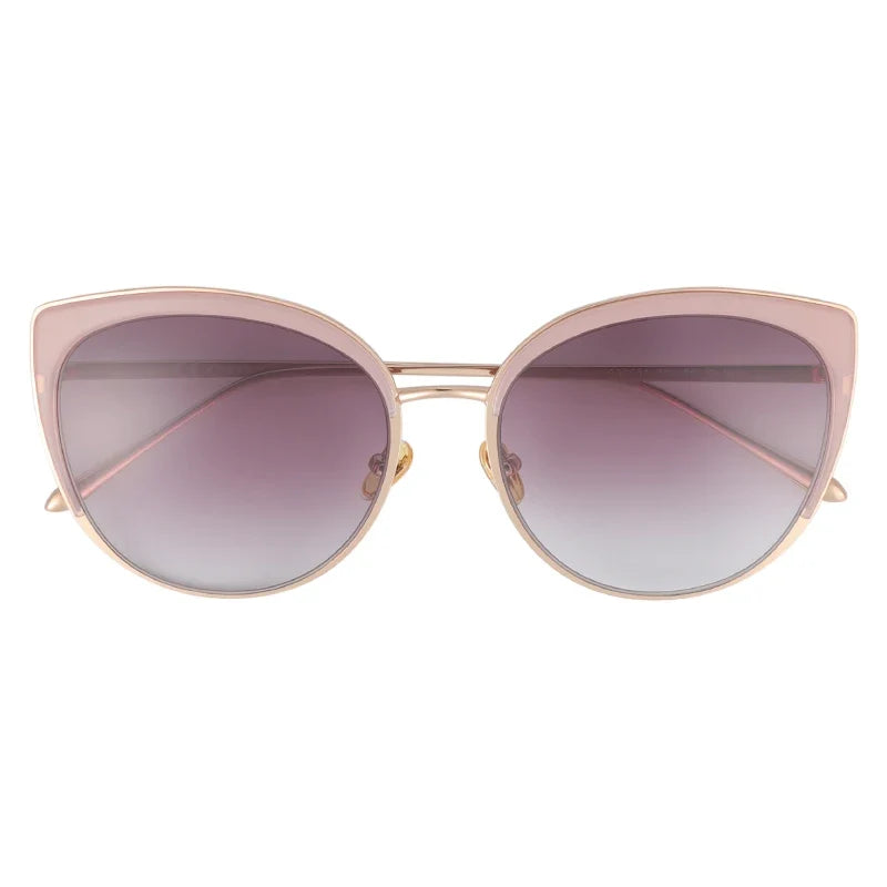 Cat Eye Sunglasses Women Brand Designer UV400 Protection Driving Shades Eyewear Ladies Trendy Clear Visual Sun Glasses