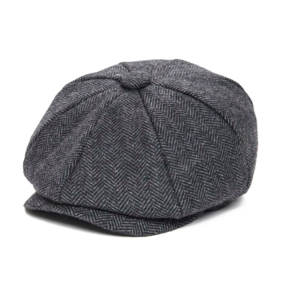 Kids Newsboy Caps Small Size Boy Woolen Tweed Flat Cap Herringbone Girl Infant Toddler Youth Beret Hat for Child
