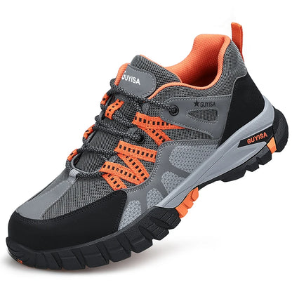 Men Steel Toe Safety Shoes Indestructible Construction Working Shoes Protection Male Footwear Breathable Hiking Industry Boots