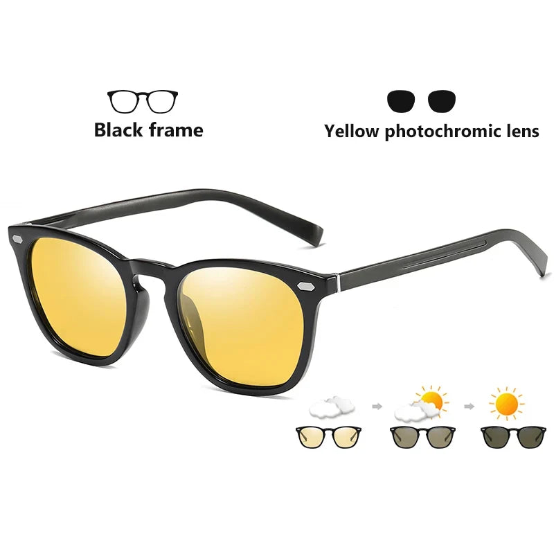 Aluminum Polarized Sunglasses Women Men Photochromic Sun Glasses UV400 High Quality Chameleon Driving Goggles Eyewear Gafas