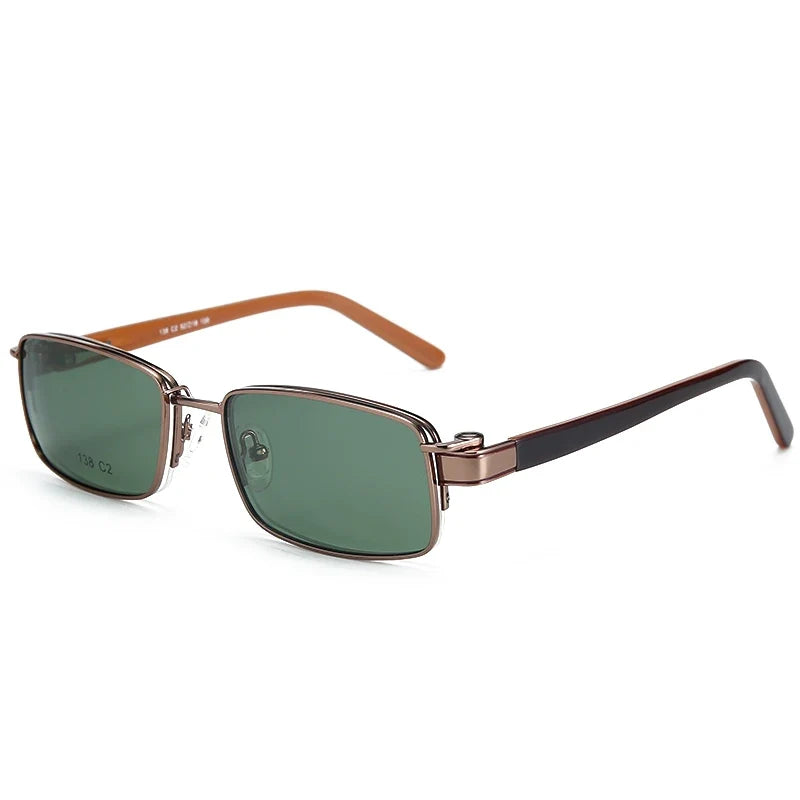 Steampunk Clip On Metal Rectangle Sun Glasses Women Retro Flip 2 In 1 Magnet Men Designer Polarized Shades Sunglasses