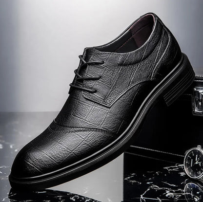 Brand Genuine Leather Luxury Oxford Mens Shoes Casual British Warm Winter Shoes for Business Formal Dress Plush Snow Big Size 48