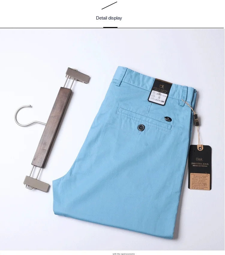 Thin Summer Solid Color Suit Pants Men Straight Korea Style Clothes Red Business Trousers Men  Dress Office 2021