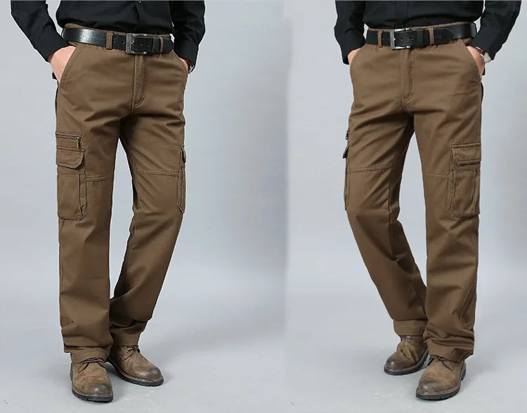 Big Size 29- 44 46 48 Cargo Pants Men Straight Loose Work Tactical Mens Pants Mens Pants Militar Safari Men Trousers swat pants